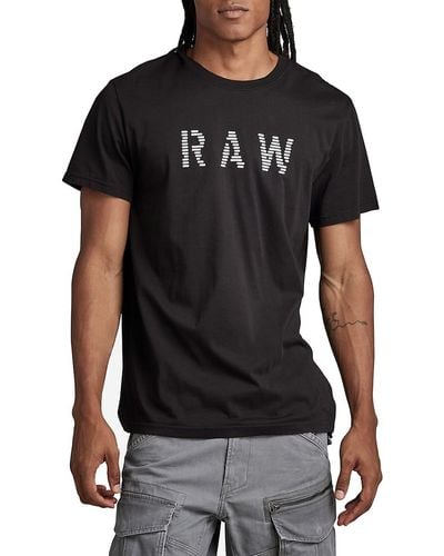 G-Star RAW 'Logo Tee - Black