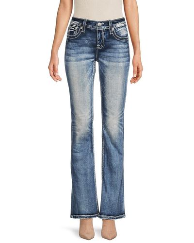 Miss Me Mid Rise Bootcut Jeans - Blue