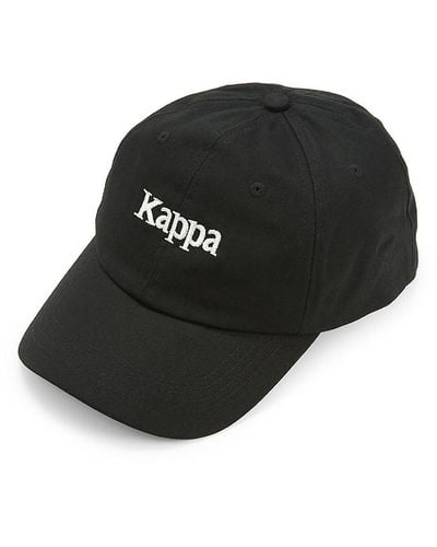 Kappa Authentic Hoogeveen Logo Baseball Cap - Black