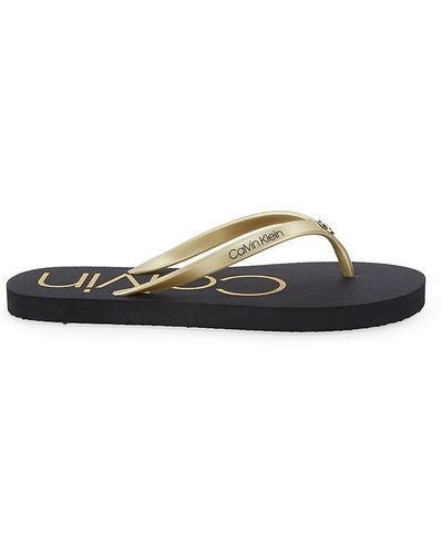 Calvin Klein Sandals and flip-flops for Women | Online Sale up to 30% off |  Lyst