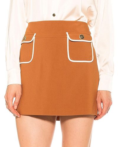 Alexia Admor Mila Mini Skirt - Orange