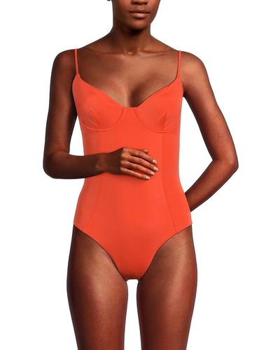 Onia Chelsea One Piece Swimsuit - Red