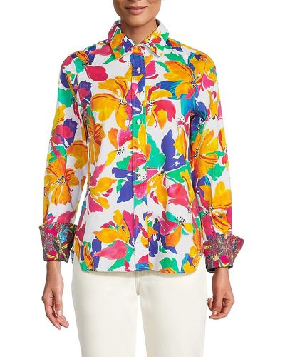 Robert Graham Priscilla Floral Button Down Shirt - Multicolor
