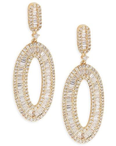 Effy 14k Yellow Gold & 1.98 Tcw Diamond Drop Earrings - White