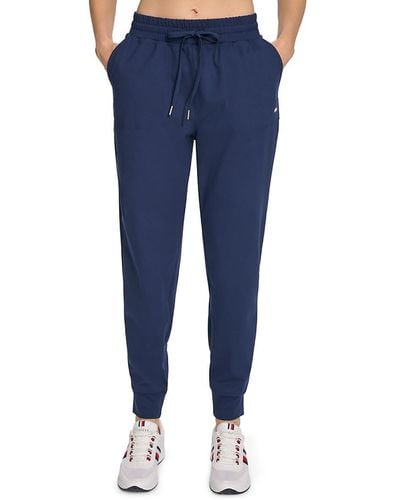 Tommy Hilfiger Girls' Sport Jogger Sweatpants with Zip Up Pockets 12-14  Fiery Coal