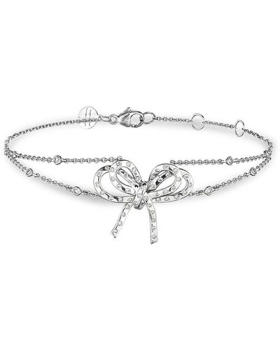 Hueb Romance 18k White Gold & 0.22 Tcw Diamond Bracelet