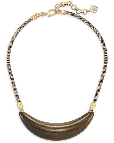 Kendra Scott Kaia 14k Yellow Gold-plated Collar Necklace - Metallic