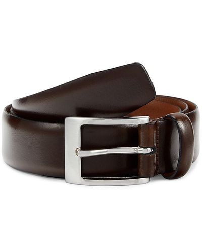 W. Kleinberg 1.25" Leather Belt - Brown