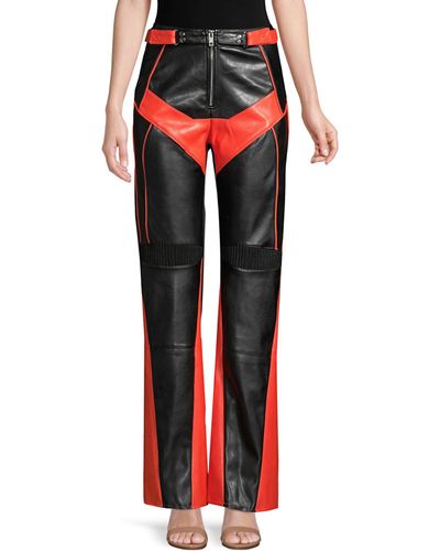 I.AM.GIA Octavia Bicolor Leather Pants - Black