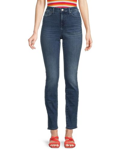 NYDJ Alina High Rise Jeans - Blue