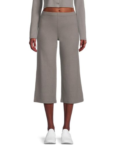 Cosabella Michi Solid Cropped Trousers - Grey