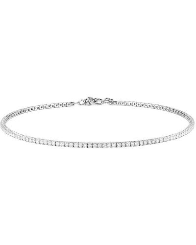 Nephora 14K & Diamond Tennis Choker Necklace - Metallic