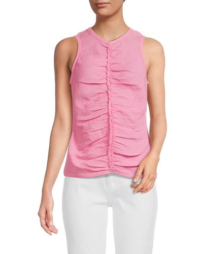 3.1 Phillip Lim Ruched Top - Pink