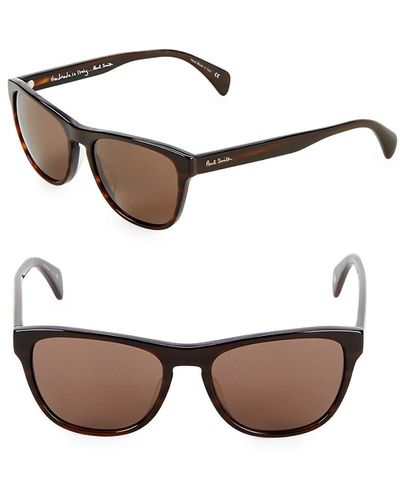 Paul Smith Hoban 51mm Square Sunglasses - Brown