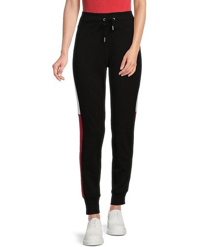 Buy Tommy Hilfiger Sport Womens Plus Side Stripe Knit Sweatpants Black 2X  at