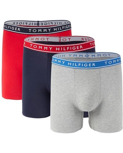4 TOMMY HILFIGER Boxer Briefs COTTON STRETCH PACK Underwear $45.00 NWT