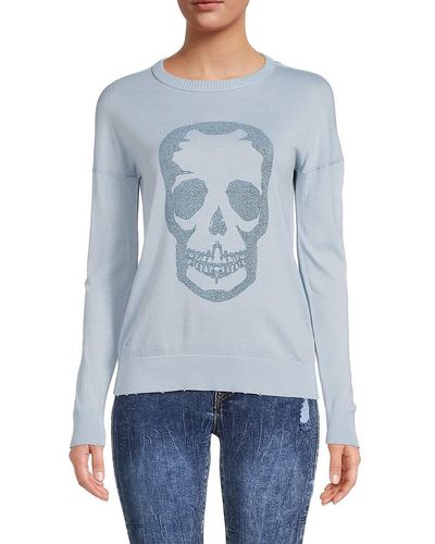 Zadig & Voltaire Gaby Skull Sweater - Blue