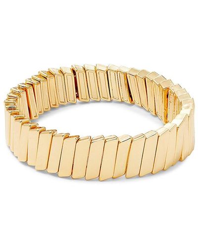 Shashi Deco 14k Goldplated Stretch Bracelet - Metallic