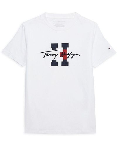 Online off Hilfiger Short 63% sleeve Men up Tommy t-shirts to | | Lyst for Sale