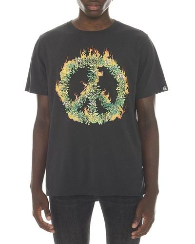 Cult Of Individuality Peace In Chaos Graphic Tee - Gray