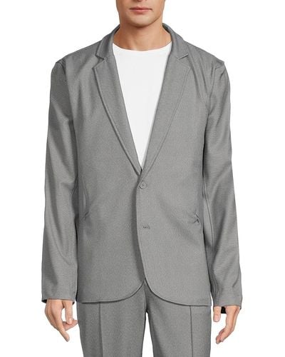 Kenneth Cole 'Textured Jacket - Gray