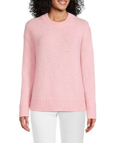Vince Alpaca Blend Crewneck Sweater - Pink