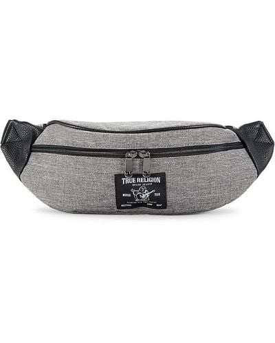 True Religion Cinch Logo Belt Bag - Gray