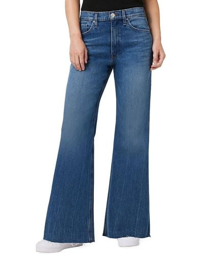 Hudson Jeans Jodie Mid Rise Flared Jeans - Blue