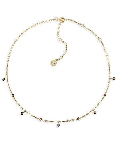 Le Vian Chocolatier® 14k Honey Goldtm& Chocolate Diamond® Charm Necklace - White