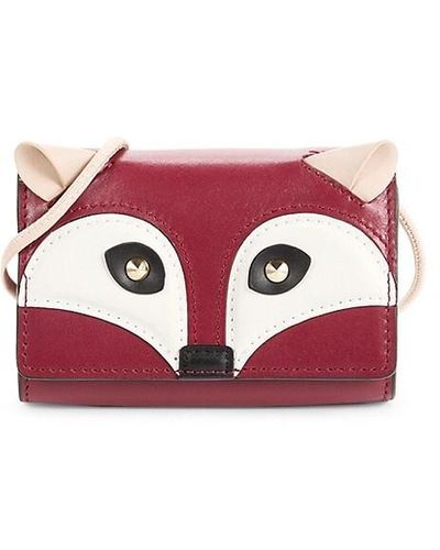 Furla Graphic Leather Crossbody Bag - Red