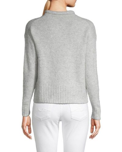 Madewell Fulton Dropped Shoulder Sweater - Gray