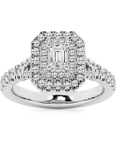 Saks Fifth Avenue Saks Fifth Avenue Build Your Own Collection 14k White Gold & 3 Tcw Natural Diamond Engagement Ring