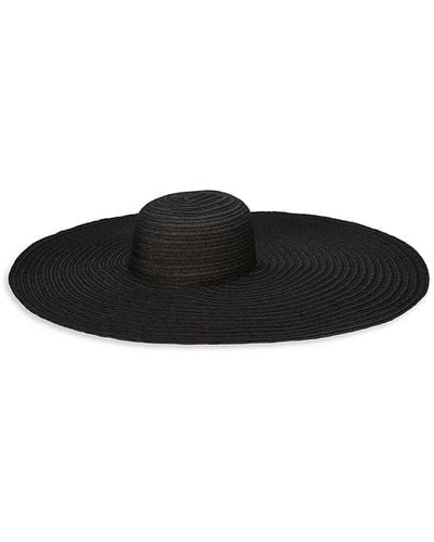 San Diego Hat Santa Rosa Floppy Sequin Sun Hat - Black