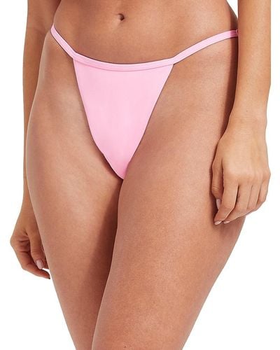GOOD AMERICAN Perfect Fit Bikini Bottom - Pink