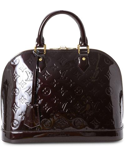 Louis Vuitton Venice Monogram Vernis Leather Shoulder Bag Amarante