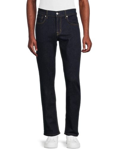 7 For All Mankind The Straight High Rise Jeans - Blue