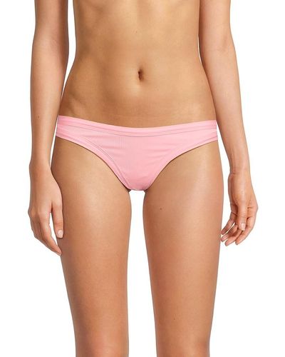 L*Space L*space Foley Ribbed Bikini Bottom - Pink