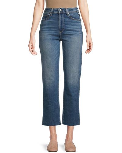 Le Jean Straight-Fit Cropped Jeans - Blue