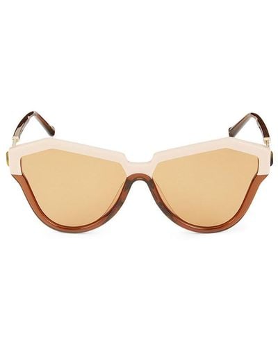 Karen Walker 62Mm Cat Eye Sunglasses - Natural