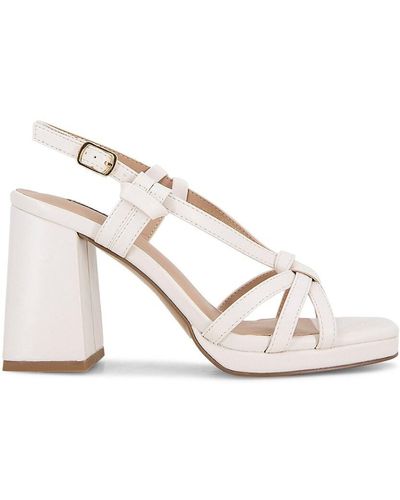 Kensie Leilany Strappy Platform Sandals - Natural