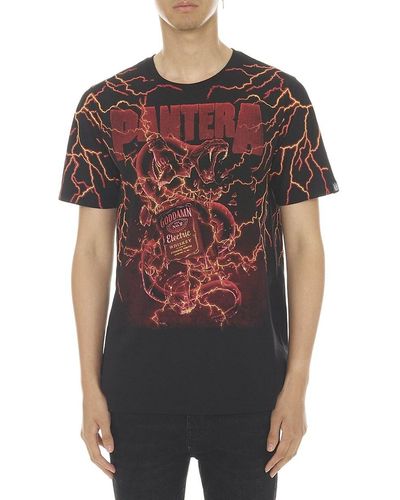 Cult Of Individuality Whiskey Pantera Graphic Tee - Red
