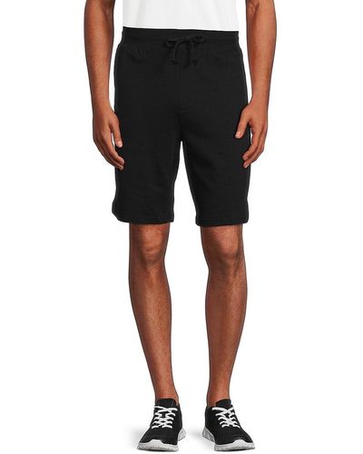 Threads For Thought 'Drawstring Cotton-Blend Shorts - Black