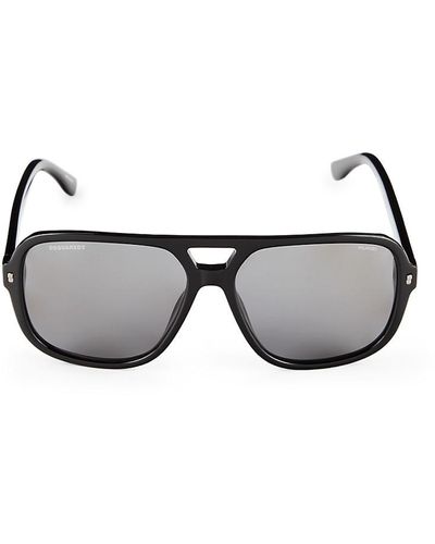 DSquared² 59mm Pilot Sunglasses - Grey