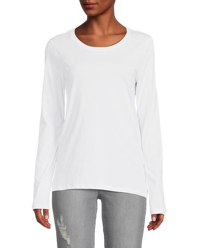 ATM Long Sleeve T Shirt - White