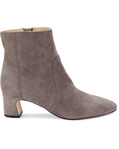 Bruno Magli Suede Ankle Boots - Brown
