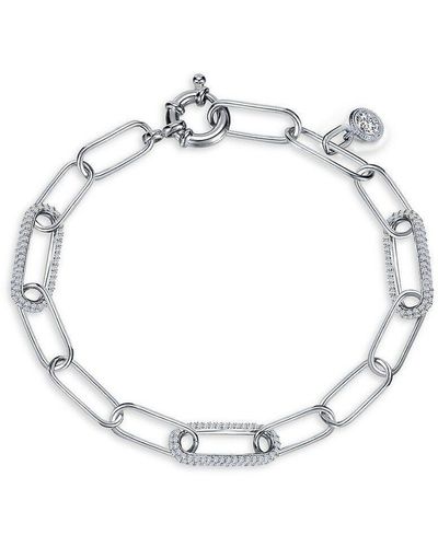 Lafonn Semi-precious Gemstone Bracelet in Platinum Bonded Sterling Silver -  Reflections Fine Jewelry