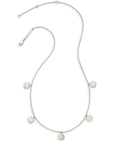 Kendra Scott Davis Charm Chocker Necklace - White