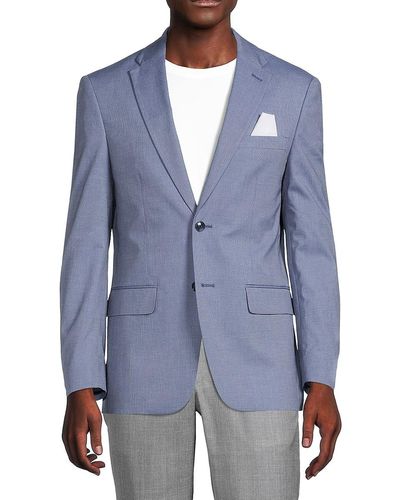 Tommy Hilfiger Men's Blue Modern Fit Patterned Blazer – COUTUREPOINT