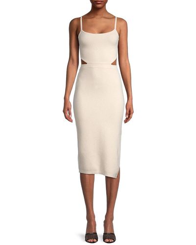 Alice By Temperley Lois Wool Blend Midi Tank Dress - Natural