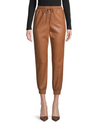 Bagatelle 'Faux-Leather Sweatpants - Multicolour